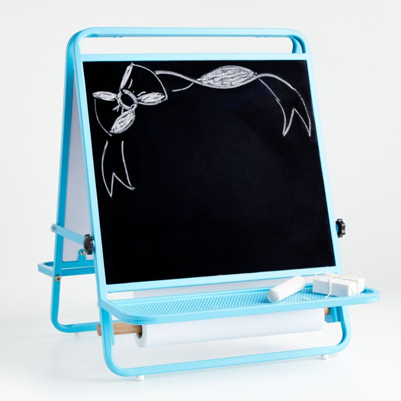 Blue Table Top Easel + Reviews | Crate and Barrel | Crate & Barrel