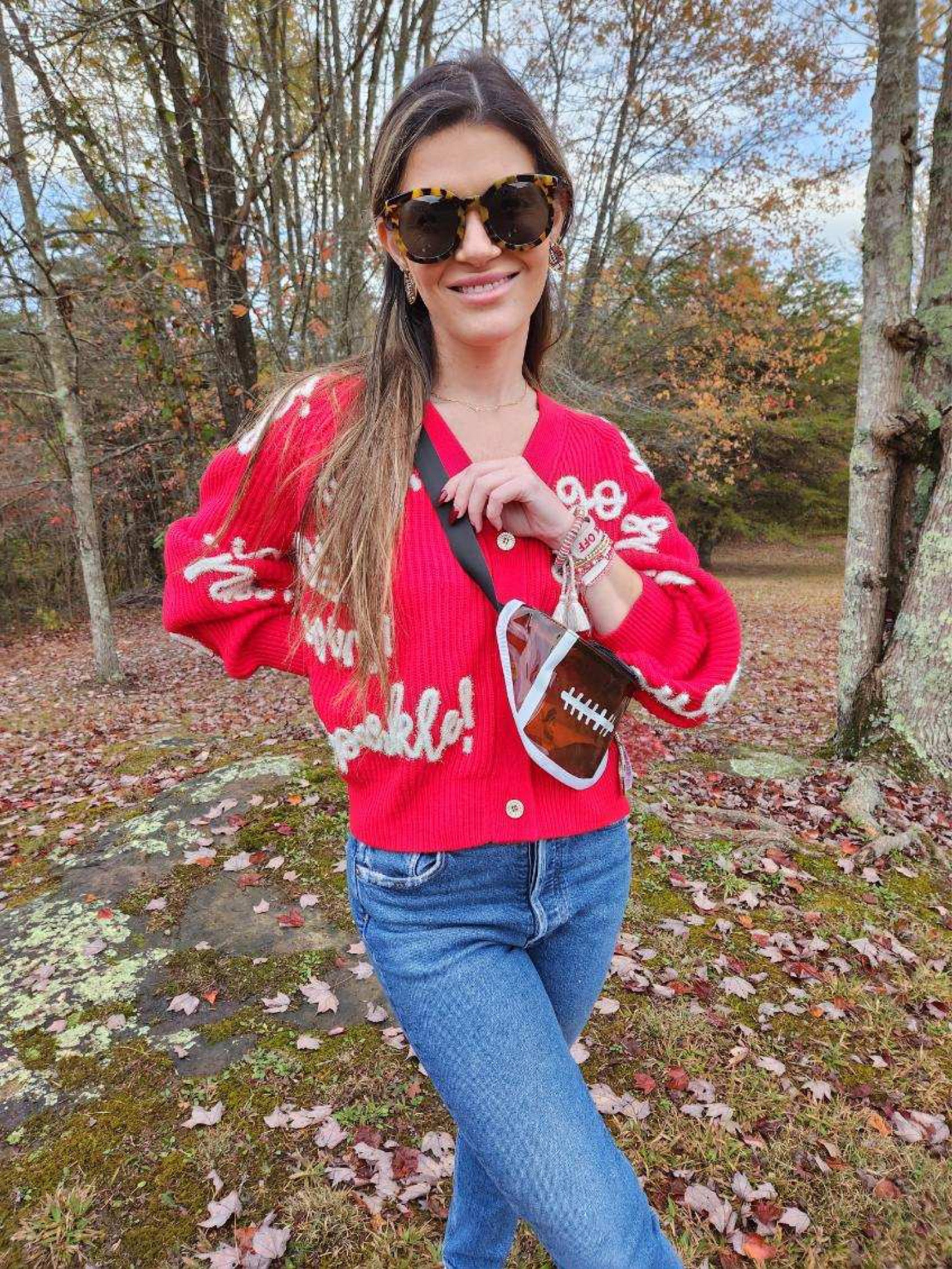 “Game day glam with Queen of Sparkles! 🌟 Rocking the ‘Go Fight Win Queen’ collection and celebrating Ohio State’s big win against Penn State today. Let’s go, Buckeyes! ❤️🏈 #FashionMeetsFootball #OhioStateVictory #QueenOfSparkles 

QUEEN OF SPARKLES | OHIO STATE GAME DAY | QOS SEASON | FAN GEAR | GAME DAY LOOKS | FOOTBALL FASHION | TAILGATE STYLE | BUCKEYES | OSU 


#LTKHoliday #LTKGiftGuide #LTKSeasonal