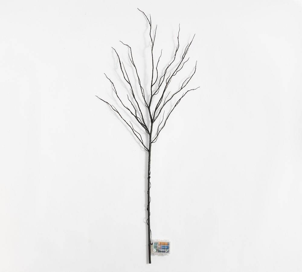 Faux Lit Black Branch | Pottery Barn (US)