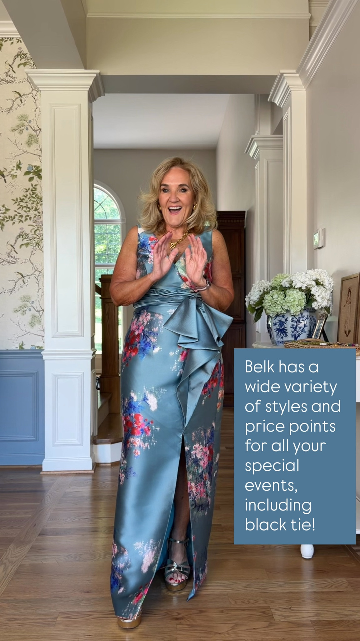 Wedding guest dresses including black tie, formal, backyard and mother of the bride mother of the groom MOG MOB
Sizing below (I’m usually an 8)
Teal floral 10
Polka dot 8 
Light blue ruffle 10
Cape 8
Pink glam 10 
Navy formal 8
Polka dot midi 8
Ralph Lauren linen 10 
Belk can be your source of all things weddings! Great customer service, easy shipping and returns

#LTKOver40 #LTKWedding #LTKMidsize