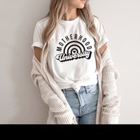 Motherhood University Crewneck Tshirt-Motherhood T-Shirt-Mom Gift-Gift For Mom-Mom Tee-Mother's Day-Mom Tshirt | Etsy (US)