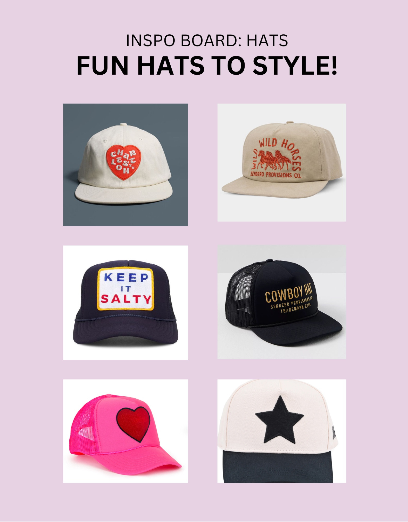 some fun hat inspo! 

#LTKActive #LTKFindsUnder50 #LTKStyleTip