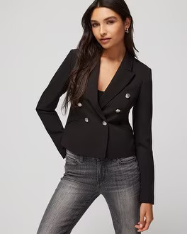 WHBM® Cropped Studio Blazer | White House Black Market