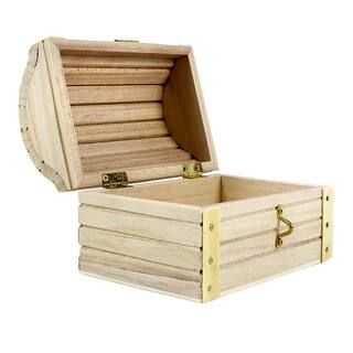 Wood Treasure Chest by ArtMinds® | Michaels Stores