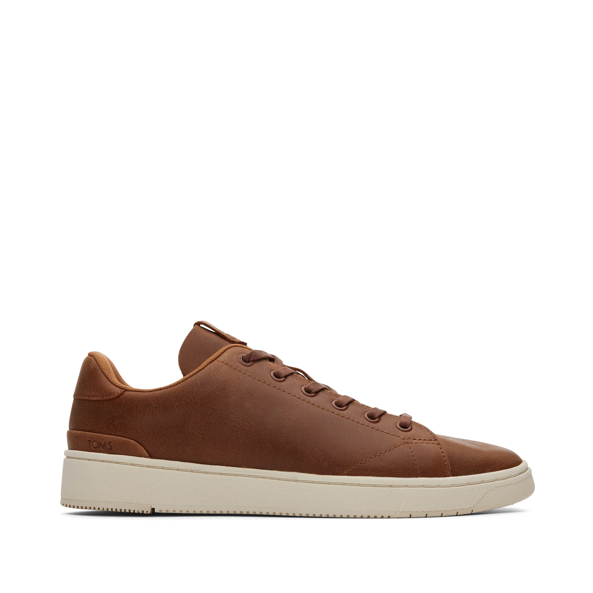 TRVL LITE Tan Leather Lace-Up Sneaker | Toms EMEA