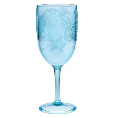 Amin Ocean 15 oz. Acrylic White Wine Glass | Wayfair North America