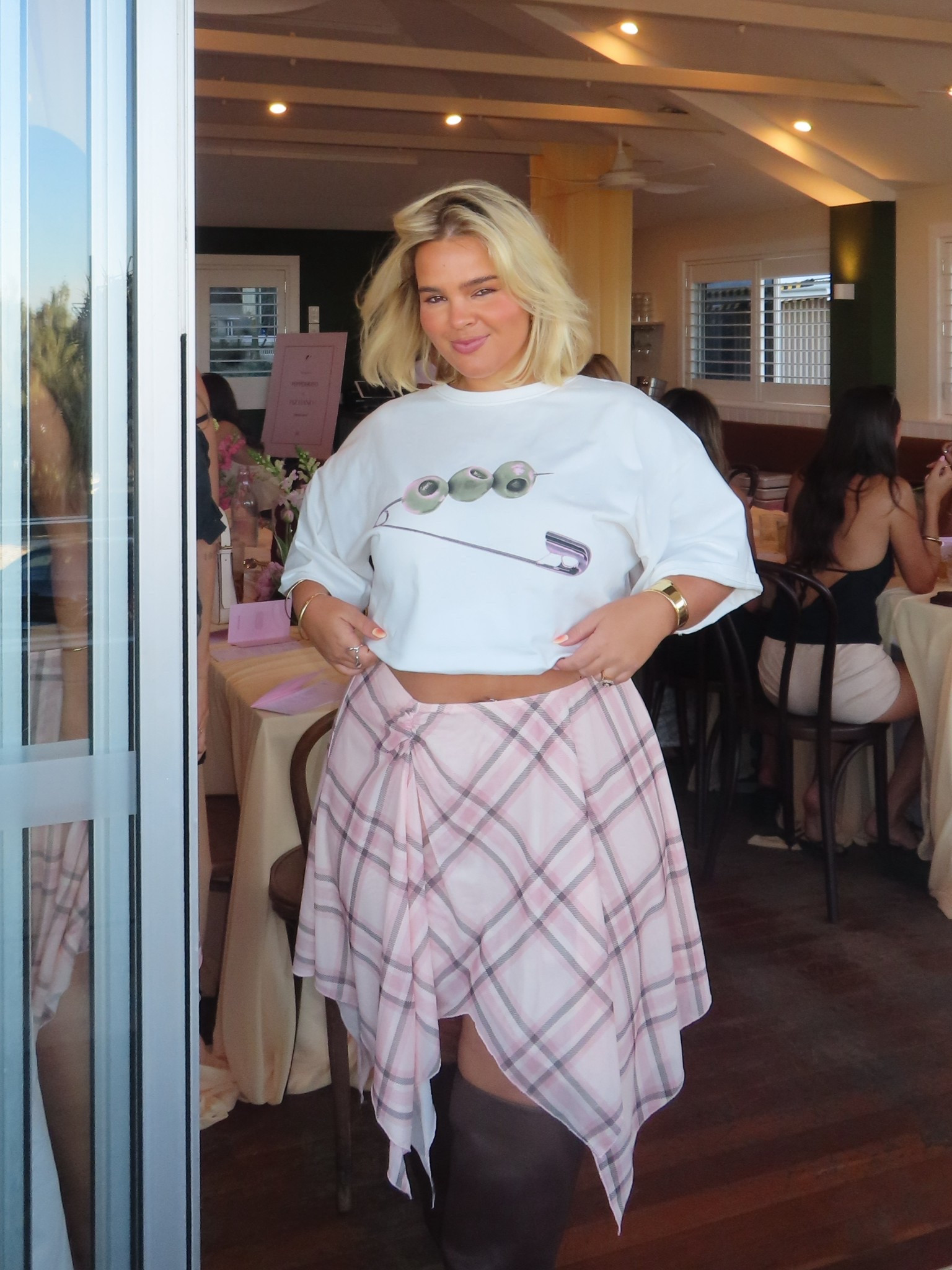 Peppermayo x jazhandmade launch lunch was lush - wearing size 14 in both x 

#LTKaustralia #LTKautumn #LTKmidsize