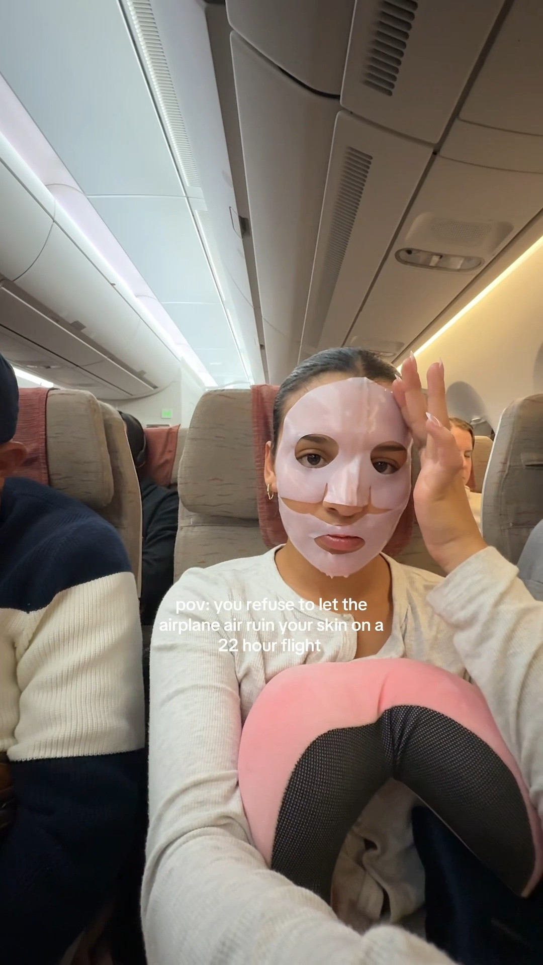 hi!🤍 face mask I wore on a 22 hour flight !!! this saved my skin completely. It’s linked! 

#LTKU #LTKTravel #LTKBeauty