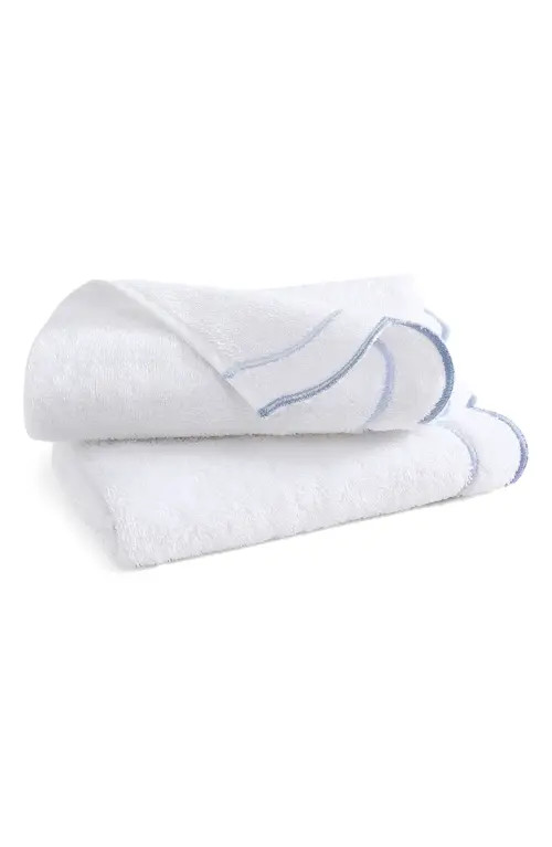 Peri Home Scallop Hand Towel in Blue at Nordstrom | Nordstrom