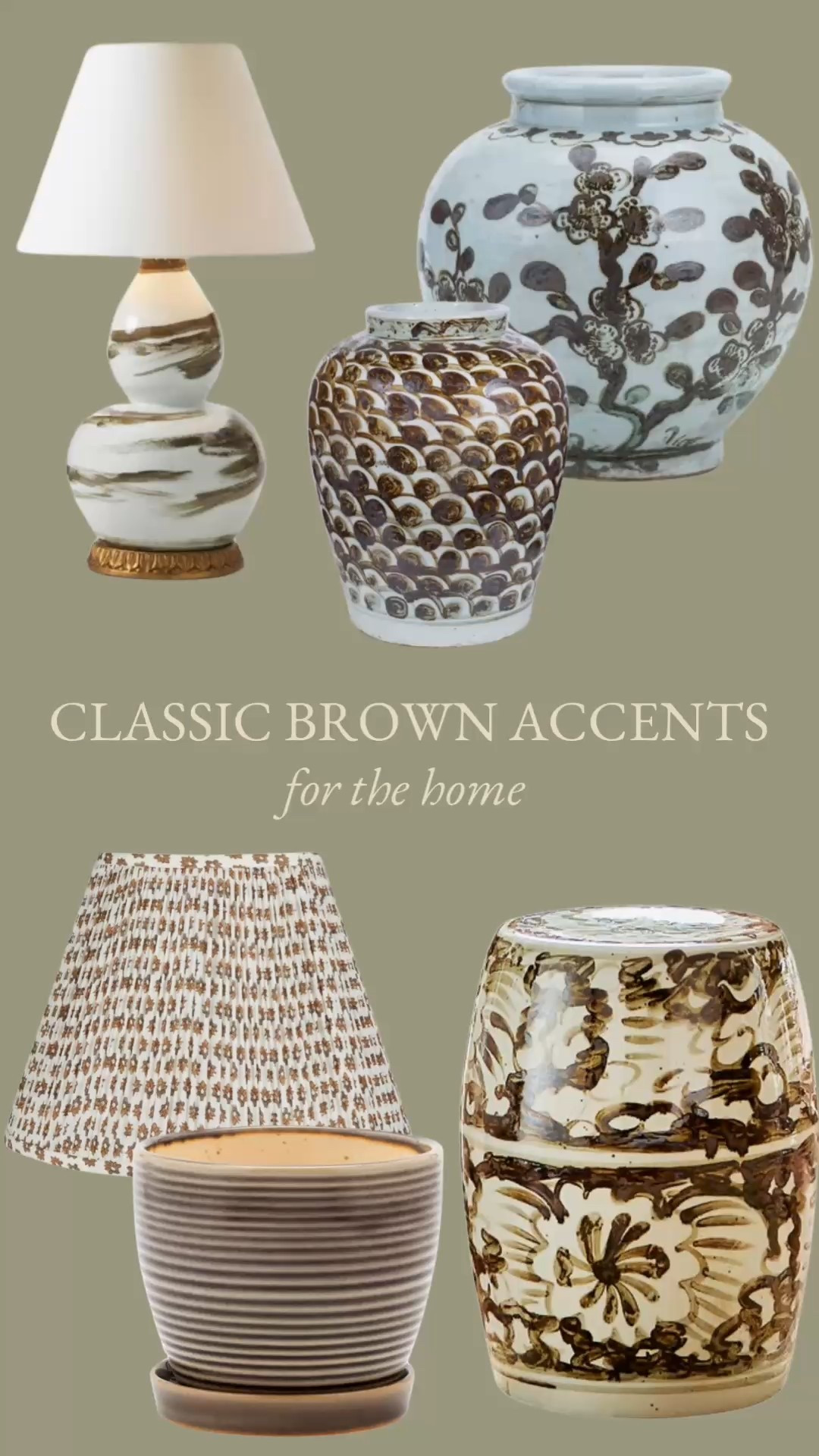 Neutral home decor accent lampshades lamps garden stools classic style 

#LTKFindsUnder100 #LTKHome #LTKSaleAlert