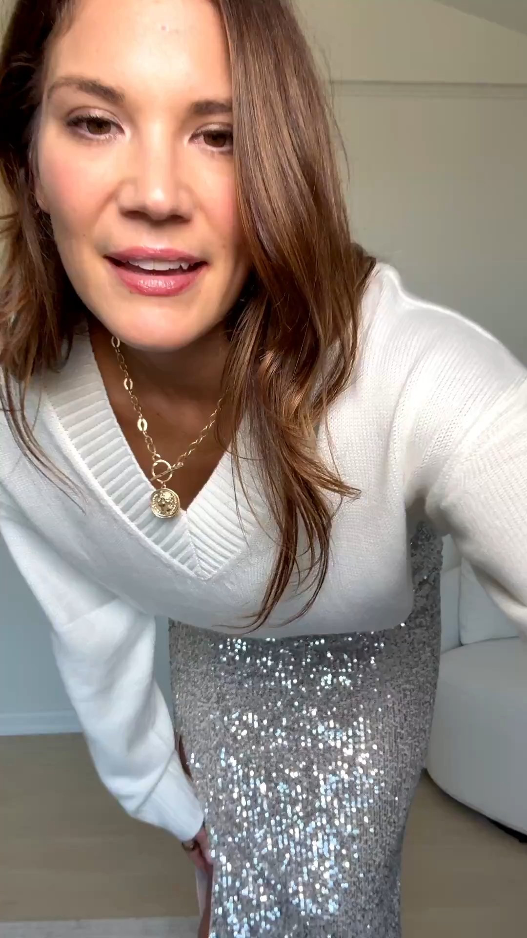 LOVING this holiday look!! I love mixing a cozy oversized sweater with a sequin dress to add a sparkly touch to the look! Perfect for New Years Eve! 

Holiday party outfit, Christmas look, tall girl approved, Amazon fashion, StangandCo

#LTKootd #LTKSeasonal #LTKHoliday