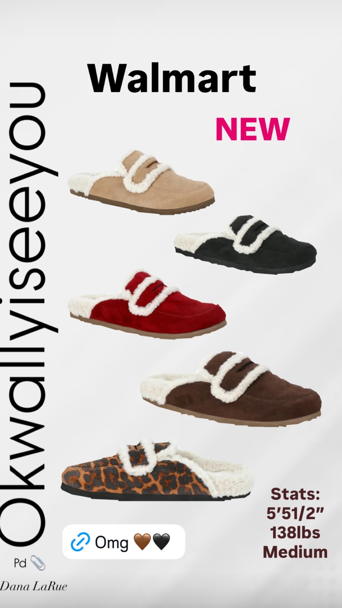 📣Walmart is killin it with seasonal fashion.  These are so cute!!! So comfy !!
So good ladies 
Time and Tru Women's Faux Shearling Slide On Loafers

#LTKSaleAlert #LTKSeasonal #LTKShoeCrush