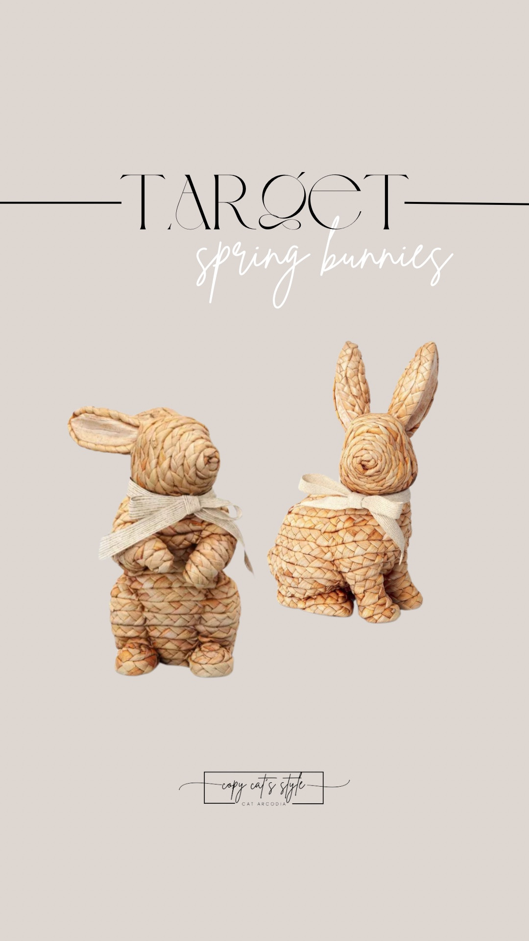 Loving these adorable Target  spring bunnies! 

#LTKHome #LTKSeasonal #LTKFindsUnder50