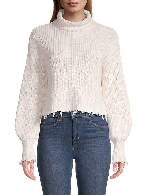 Distressed Turtleneck Sweater | Saks Fifth Avenue