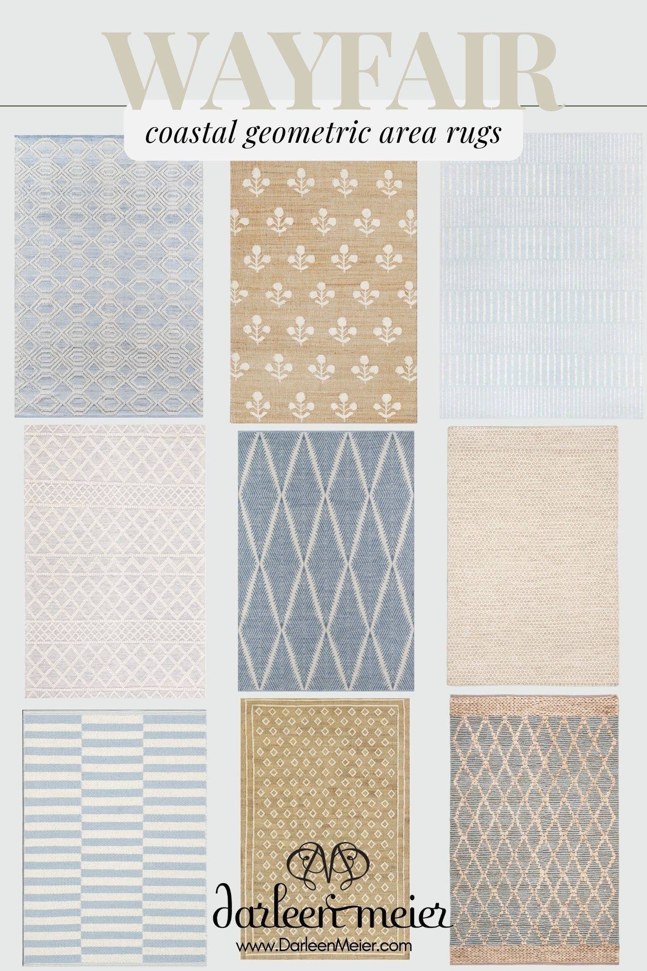 Coastal geometric area rugs

#LTKHome