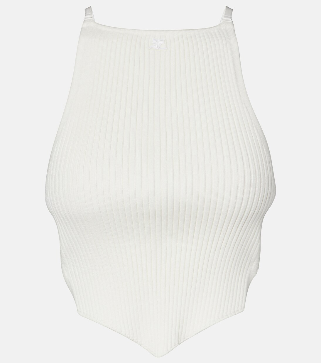 Ribbed-knit cutout tank top | Mytheresa (US/CA)