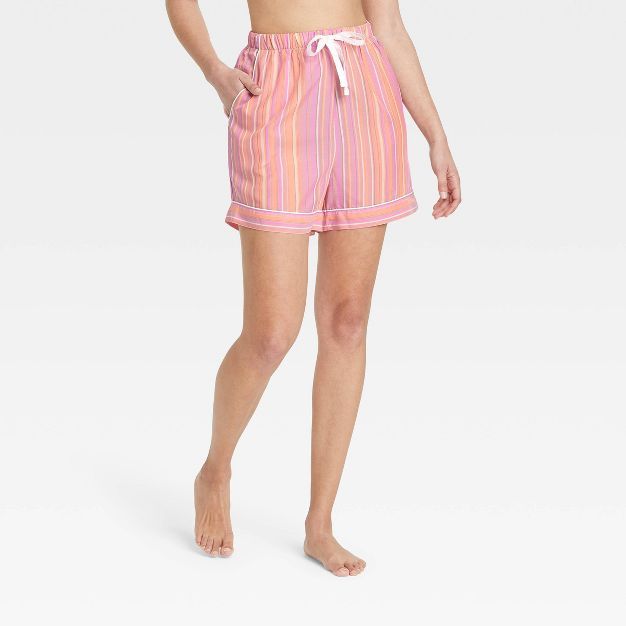 Women's Striped Simply Cool Pajama Shorts - Stars Above™ | Target