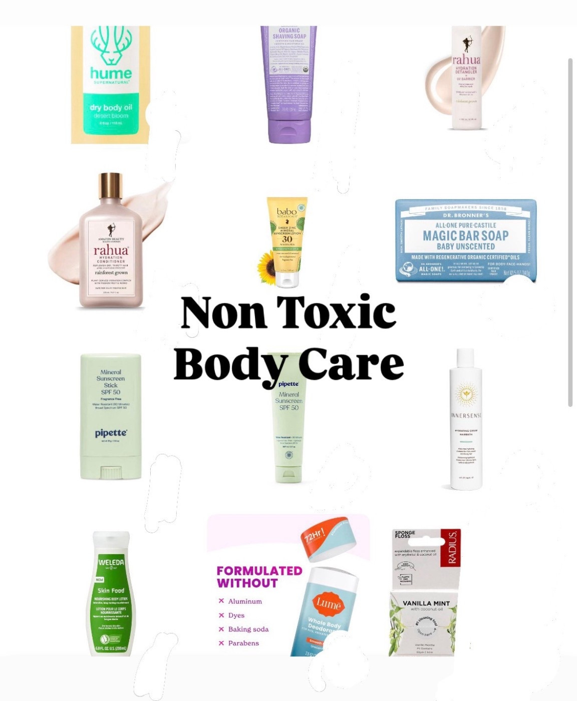My Favorite Non Toxic Body Care Products that actually work!

#LTKgrwm #LTKdayinmylife #LTKmomlife