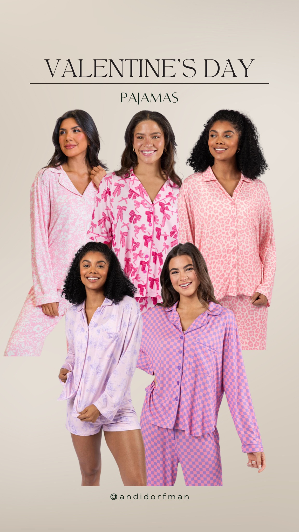 Cute & cozy Valentine’s Day pajamas! 🩷