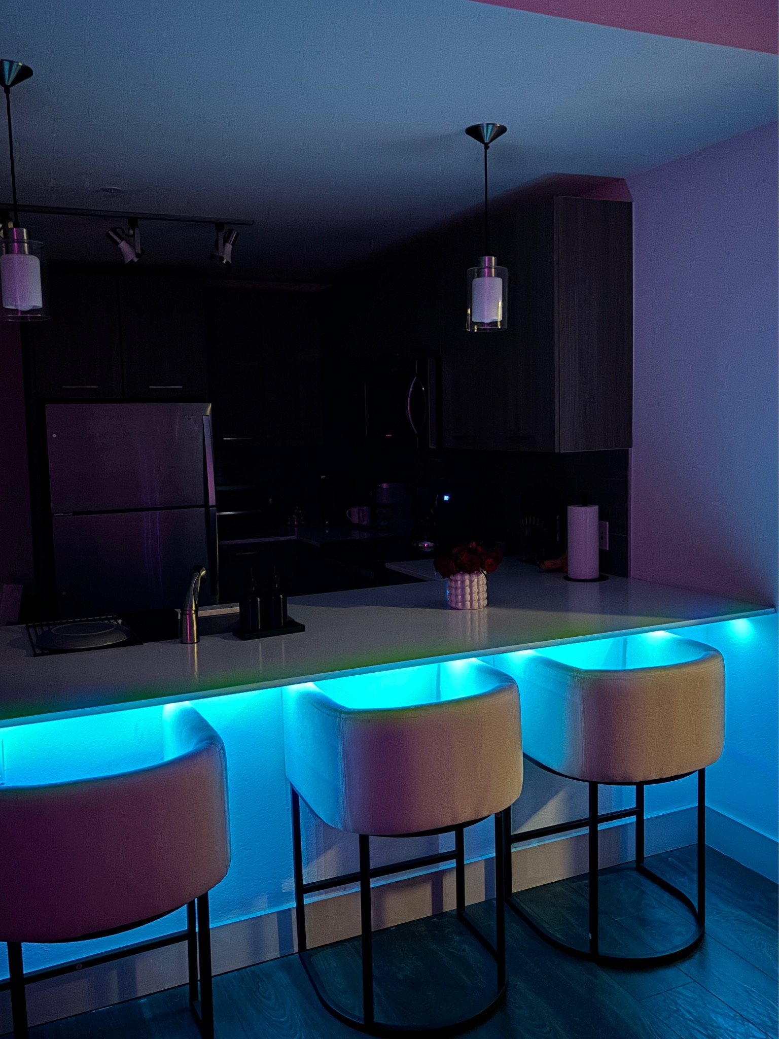 If there’s one rule in my house, it’s that we never use the big light on movie nights! I loved having light strips in my room as a teen but I’m happy to have them in my kitchen now as an adult! #wayfair #wayfairpartner @wayfair
 

#LTKHome