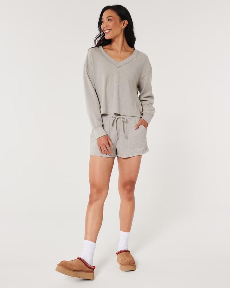 Gilly Hicks Waffle Shorts | Hollister (US)