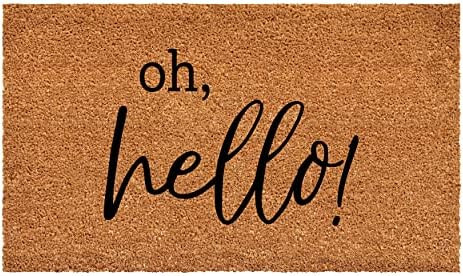 Calloway Mills Oh, Hello Doormat, (Natural/Black, 24" x 36" x 0.60") | Amazon (US)