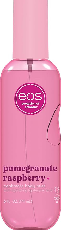 eos Cashmere Body Mist, Pomegranate Raspberry, Body Spray for Women, Hair Mist, Fruity, Moisturiz... | Amazon (US)
