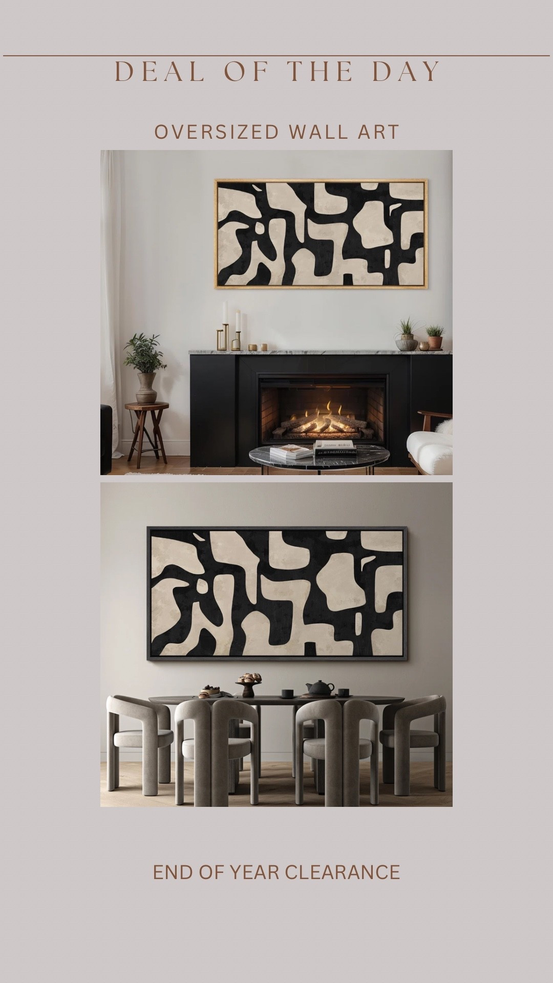 @Wayfair most loved oversized art is included in the End of Year Clearance sale!!! Everything’s up to 60% off and Free & Easy Delivery on orders over $35!! #wayfair #wayfairpartner #ad

#LTKSaleAlert #LTKHome
