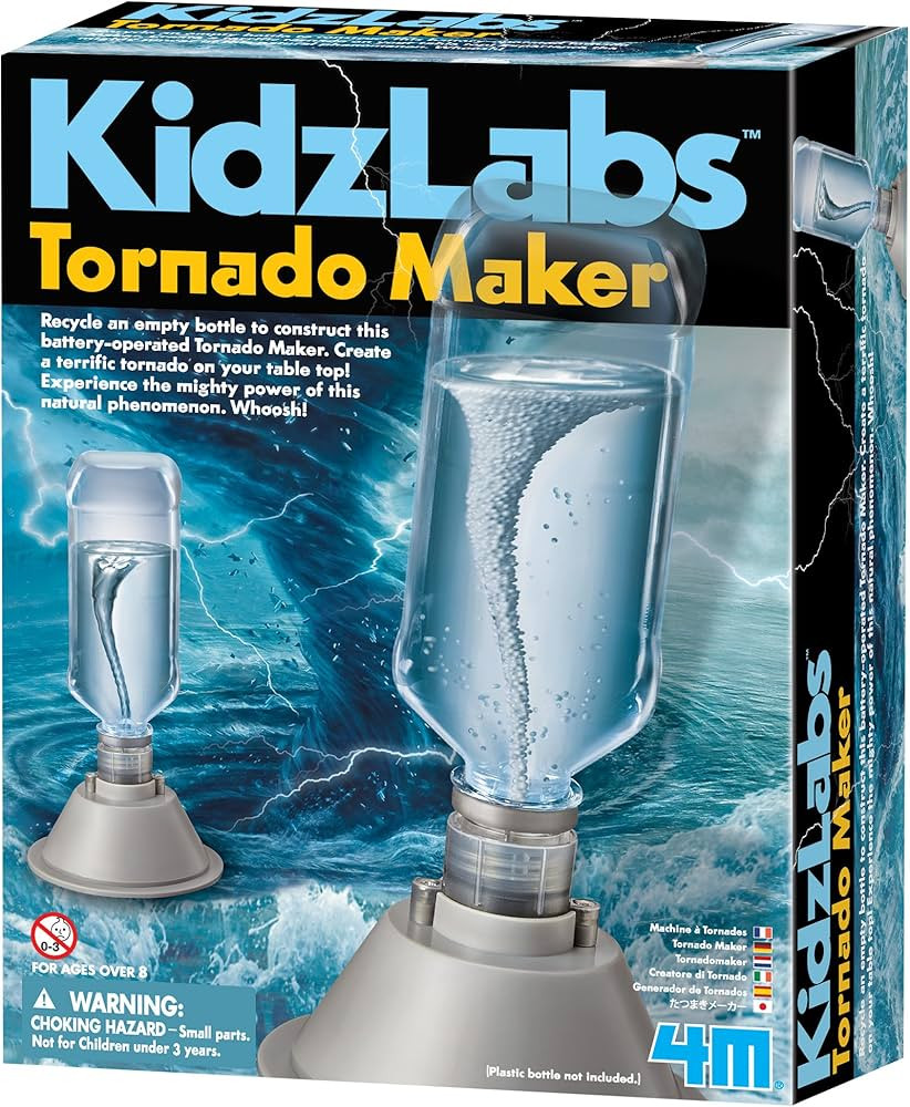 4M Tornado Maker Science Kit, STEM Powered Kids, For Boys & Girls Ages 8+ | Amazon (US)