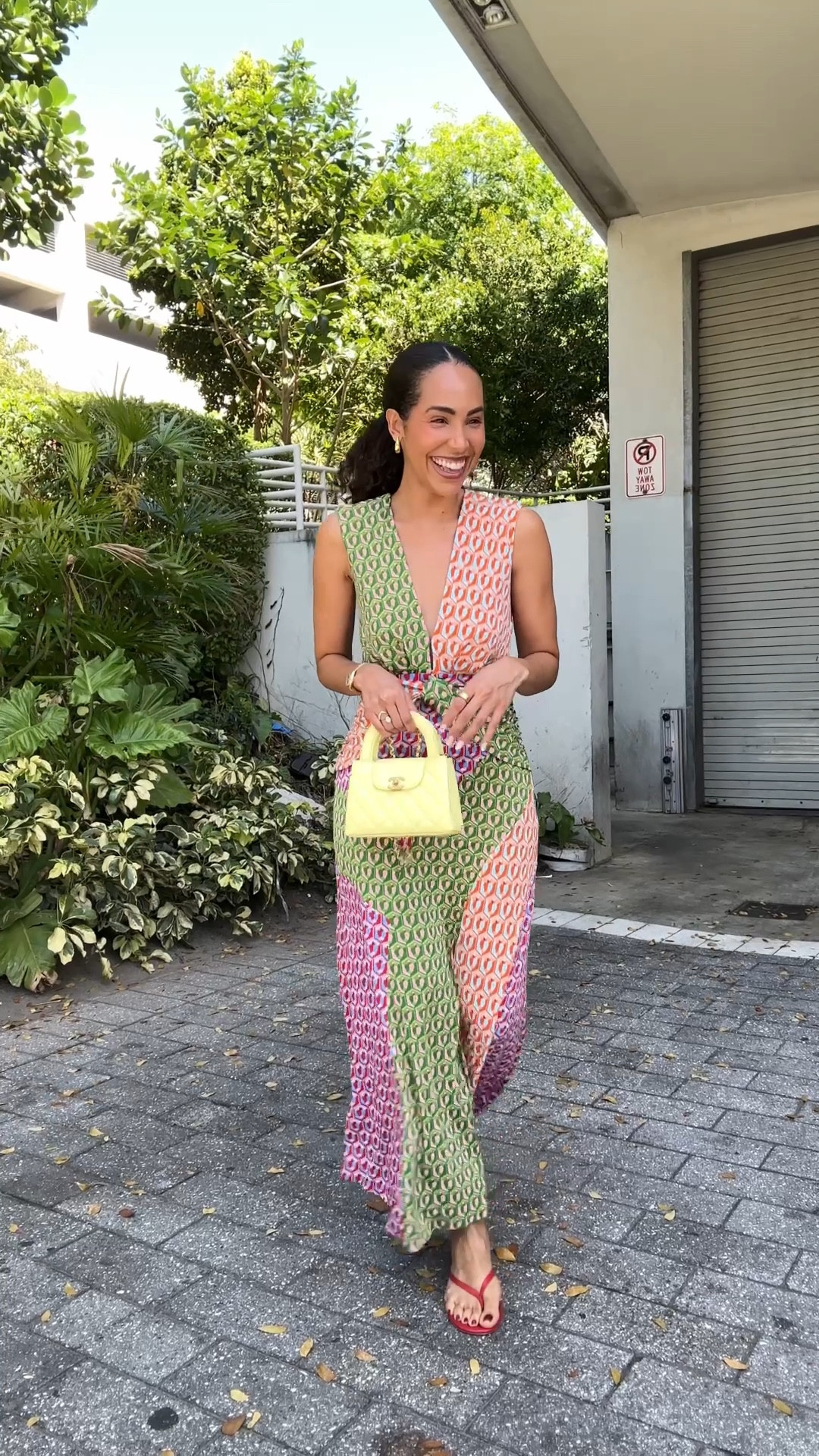 chinese dress ladies Mixed Cashew Knot Maxi Dress – FARM Rio main image 1