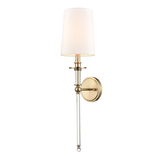 Modern Gold 20-Inch One-Light Wall Sconce | Bellacor