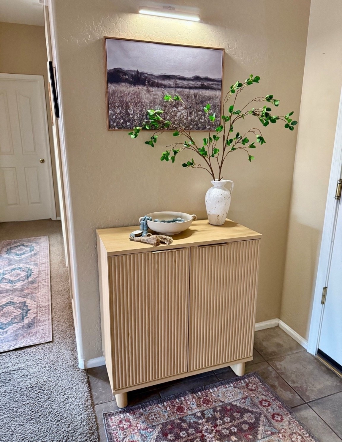This adorable Walmart cabinet is perfect for hallways or entrances. I used it to store my shoes. 



Small entryway idea, Cabinet from Walmart, Better Homes & Gardens brand, 
Walmart home finds, Walmart cabinet, framed art, Amazon distressed vase, Amazon stems, Walmart deals #LTKFamily #LTKStyleTip

#LTKSeasonal #LTKHome #LTKSaleAlert