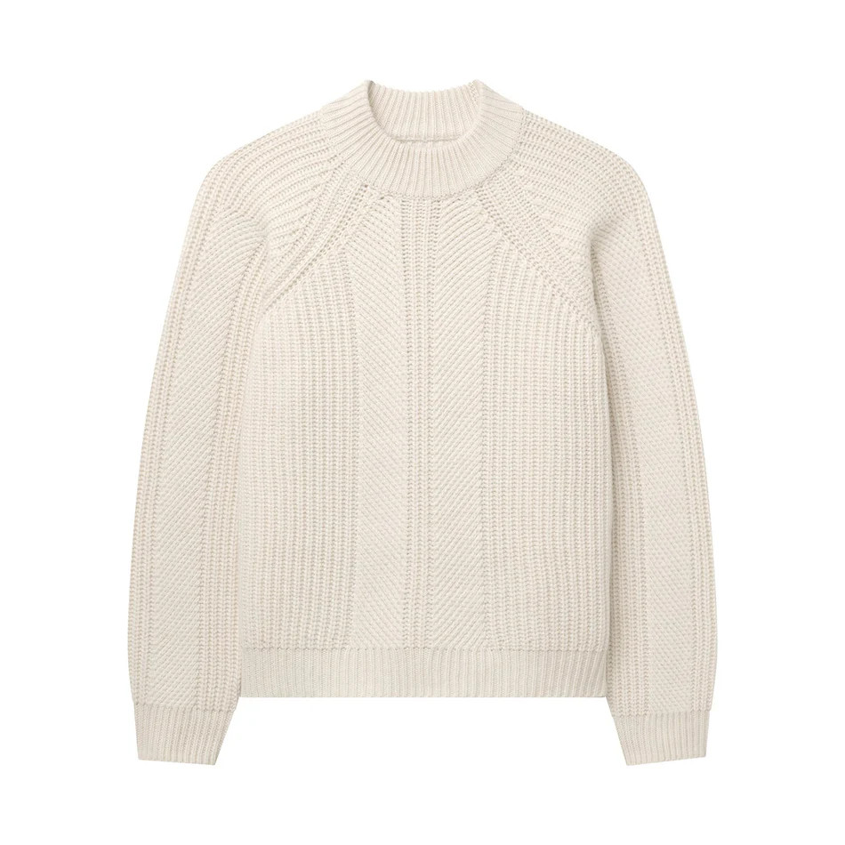 Textured Crewneck Sweater | Naadam