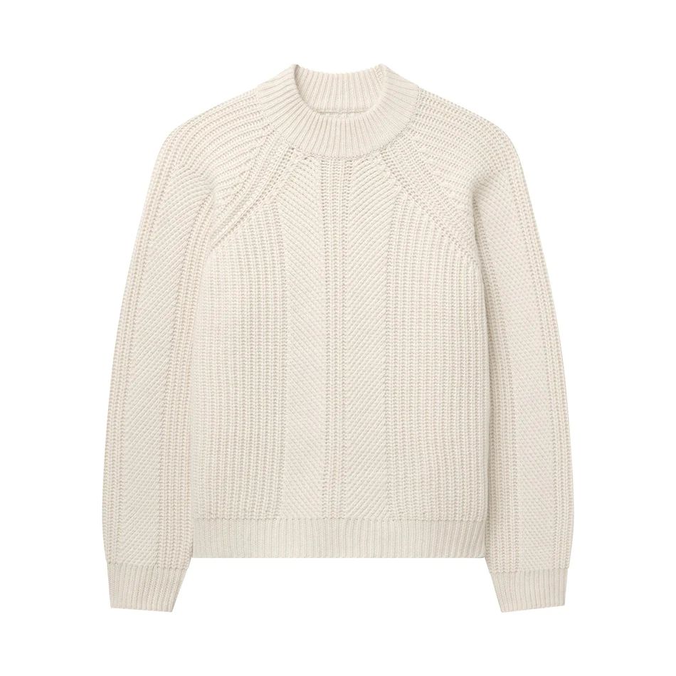 Textured Crewneck Sweater | Naadam