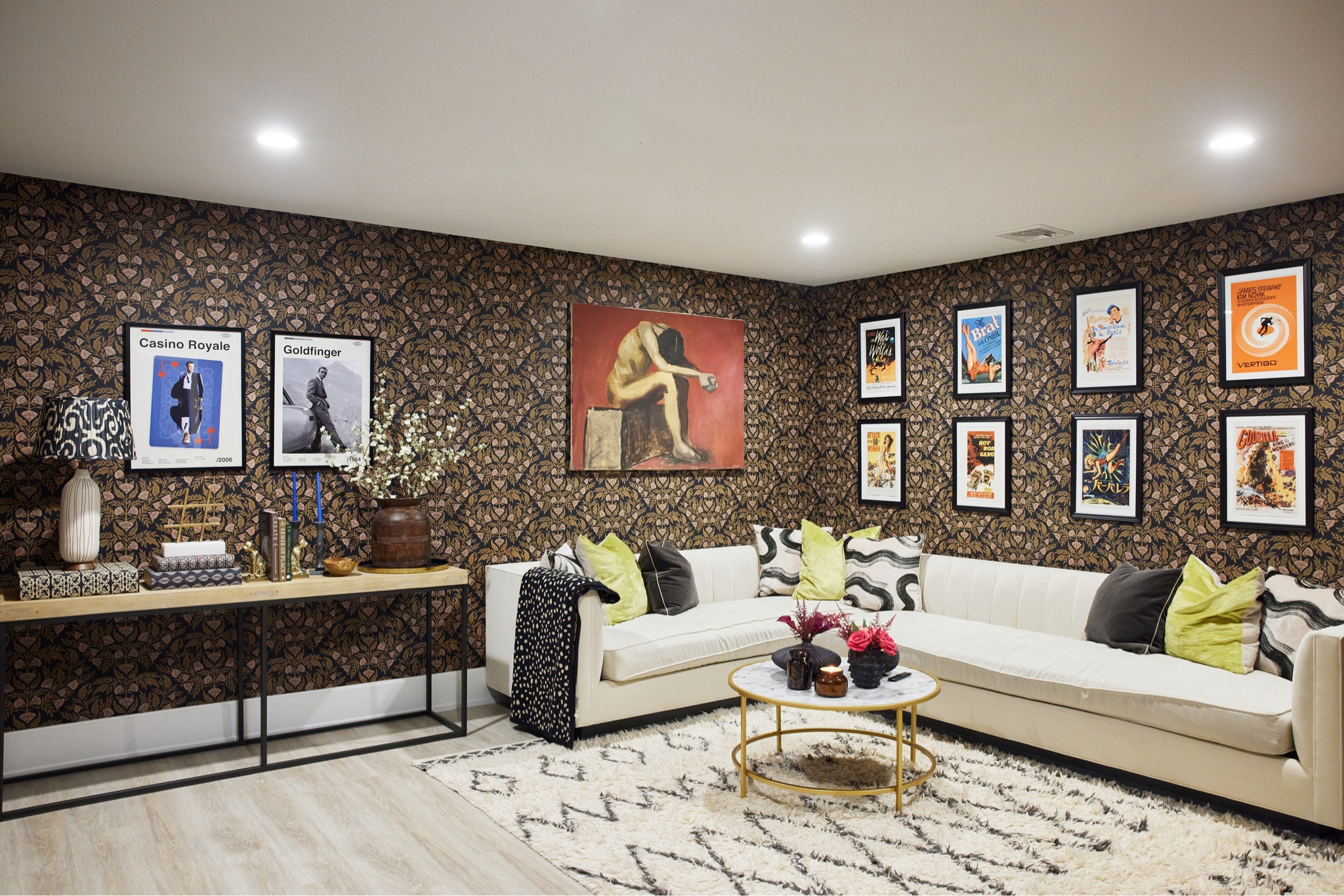 My media room reveal is on the blog today! Sharing all my details in the room here. #roomreveal #theaterroom #retro #hygge&west #wallpaper

#LTKstyletip #LTKhome