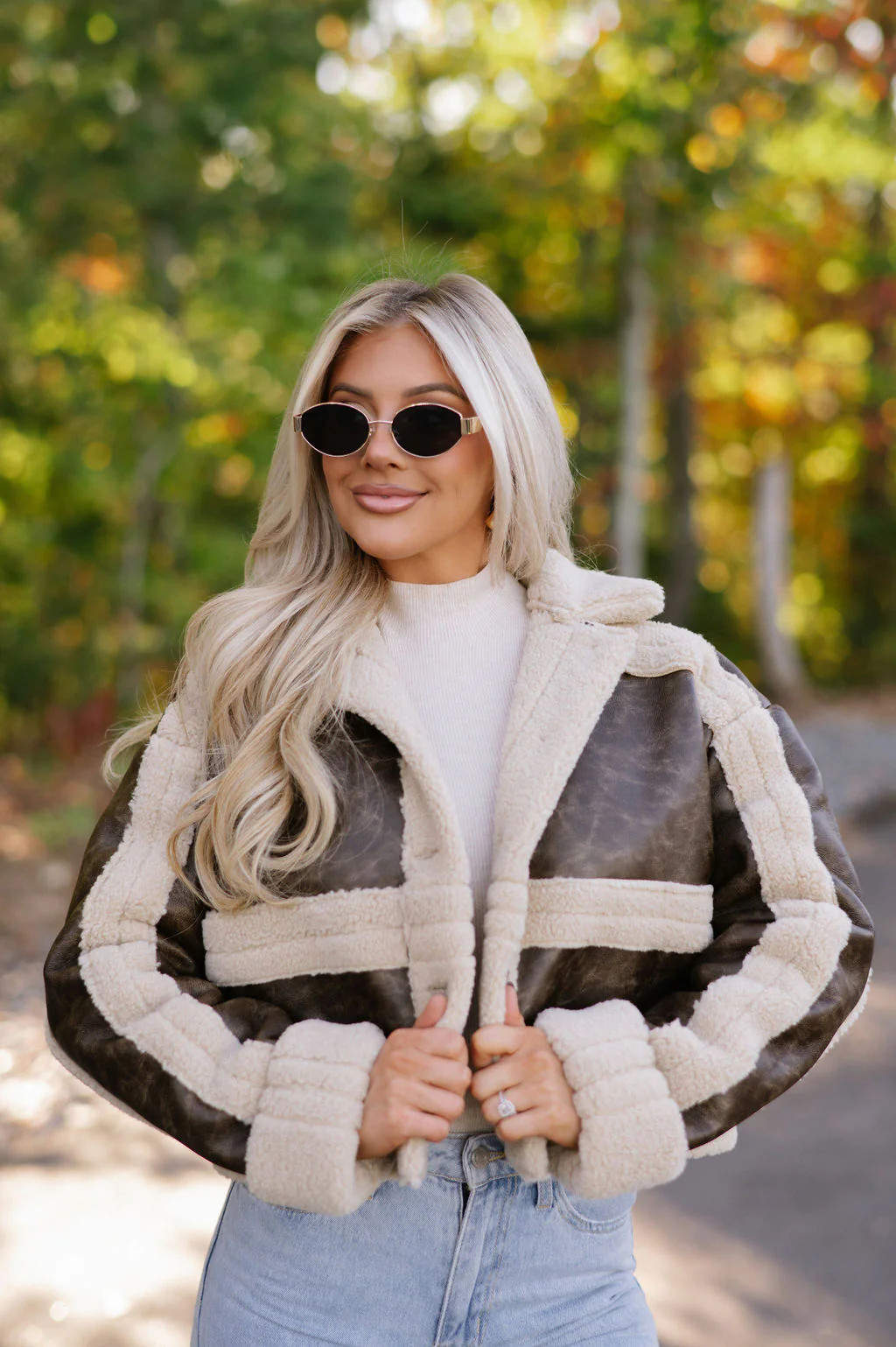 Ashland Shearling Coat-Espresso | These Three