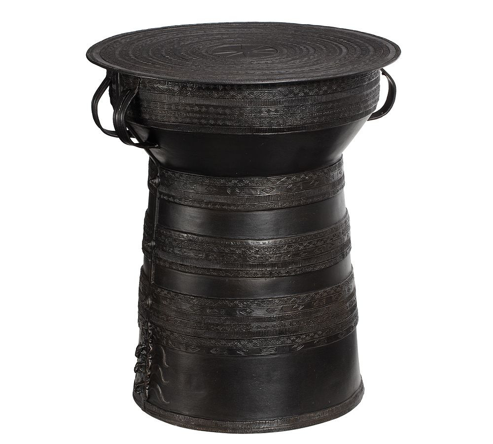 Frog Drum Metal Outdoor Side Tables (12"-25") | Pottery Barn (US)