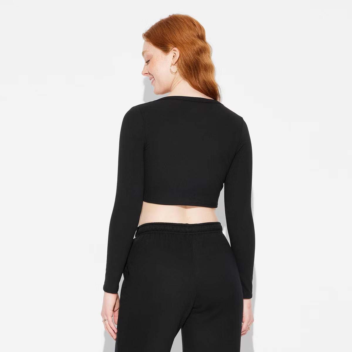 Women's Long Sleeve Scoop Neck ButterBliss Top - Wild Fable™ | Target