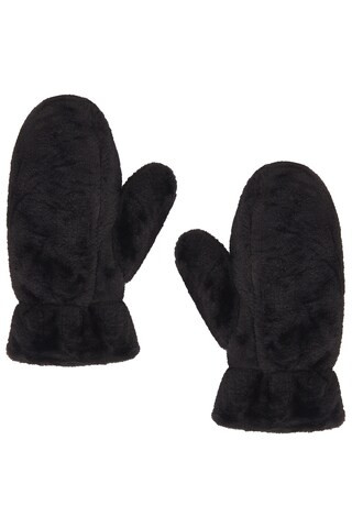 Hat Attack Faux Fur Mittens in Black from Revolve.com | Revolve Clothing (Global)