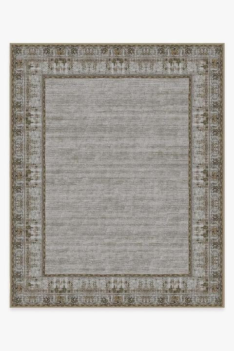 Vintage Daisy Bordered Hazel Rug | Ruggable