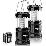 Vont 2 Pack LED Camping Lantern, Super Bright Portable Survival Lanterns, Must Have During Hurric... | Amazon (US)
