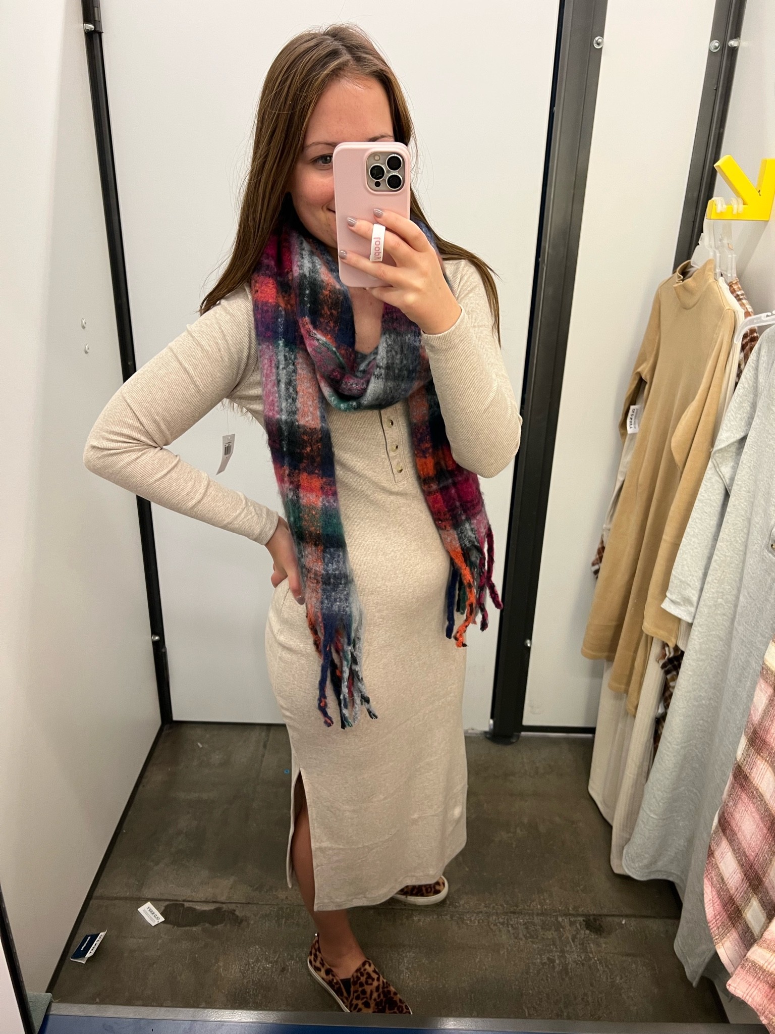 Ribbed maxi dress can be cozied up for Thanksgiving day! Cream and grey are on sale for $38, camel and other colors are full price. Scarf is on sale for less than $25.

Sizing: sized up 1 in the dress since it’s so fitted 

#LTKunder50 #LTKsalealert #LTKHoliday