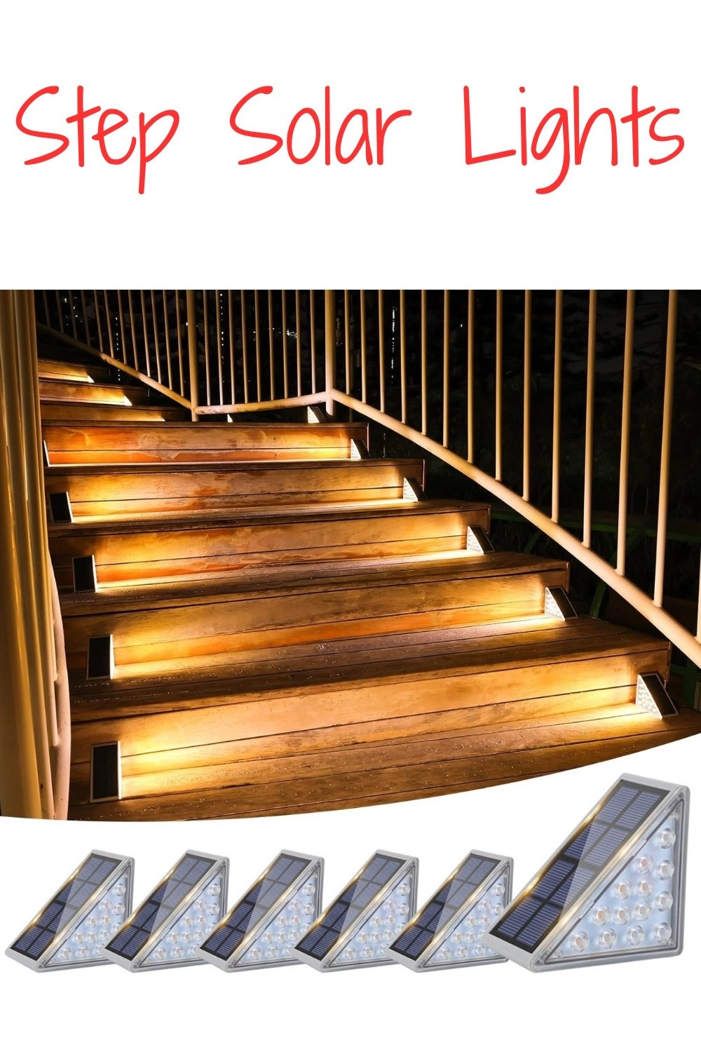 Solar step lights

#LTKStyleTip #LTKSeasonal #LTKHome