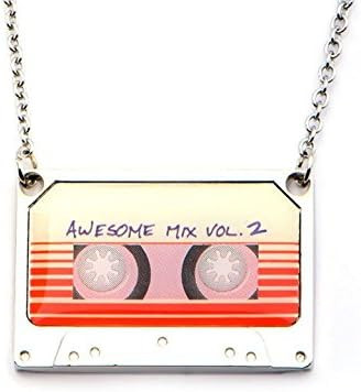 Awesome Mix Vol. 2 Pendant Necklace - Marvel Comics Stainless Steel Artwork | Amazon (US)