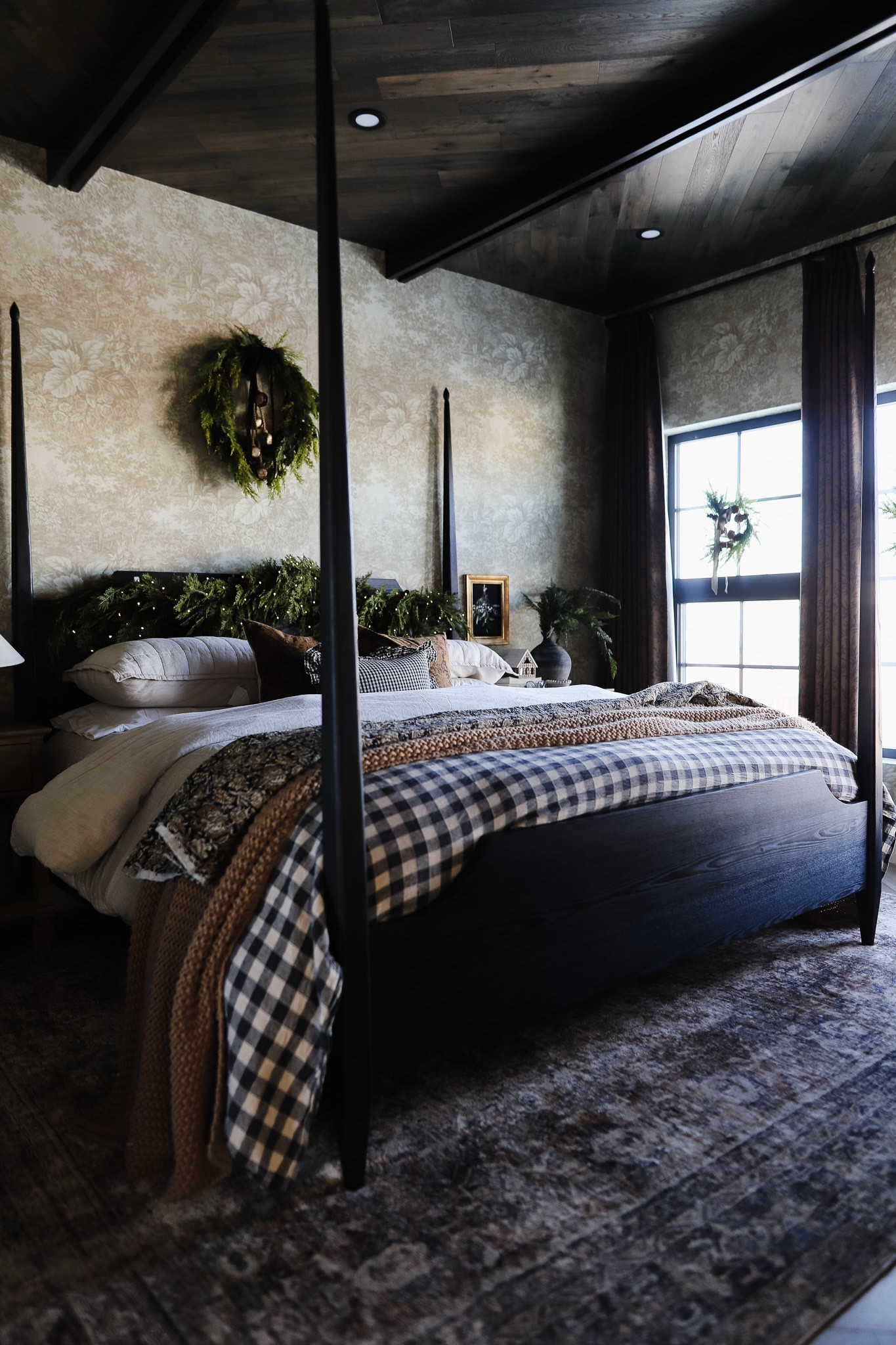 If you’ve been here for awhile you know I’ve done many changes in our bedroom, and I’m happy to report third time is the charm. I recently installed this gorgeous wallpaper from @sandburgwallpaper and I am so in love. I did all four walls, and it feels like a warm hug when you walk into the space. I love it so much. 

The wallpaper is called Forest Toile Mural in sandstone. It is warm, it is cozy, and it’s just perfect. 

What do you think?! Worth the wait?! 

#LTKSeasonal #LTKHoliday #LTKHome