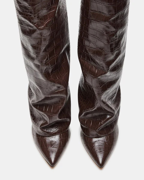 STUNTIN BROWN CROCODILE | Steve Madden (US)