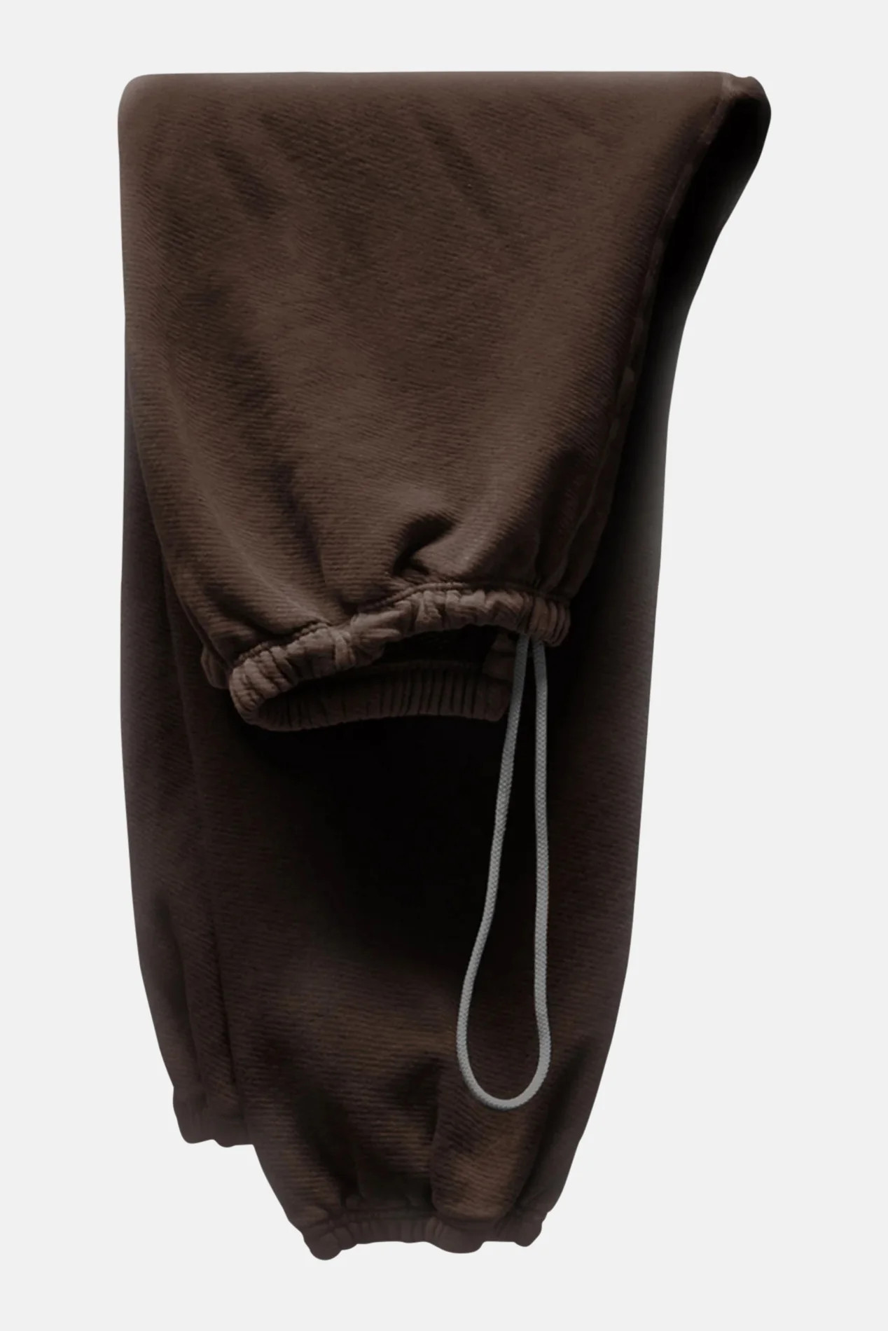 BASICGOODNESS Light-Terry/Fluff OG Sweatpant - Chocolate Rabbit M | Blue & Cream