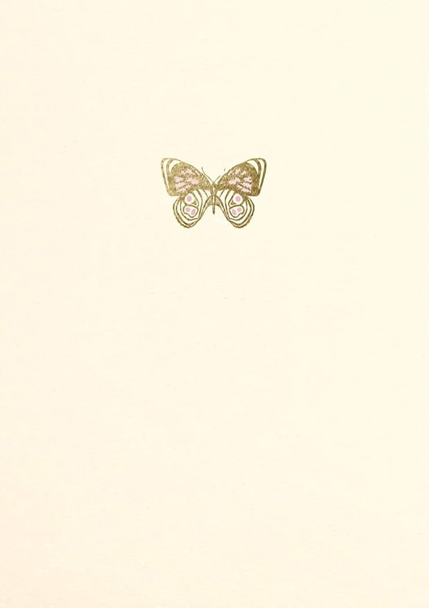 Graphique Butterfly La Petite Presse Boxed Notecards - 10 Beautiful Embossed Gold Foil Buterfly B... | Amazon (US)