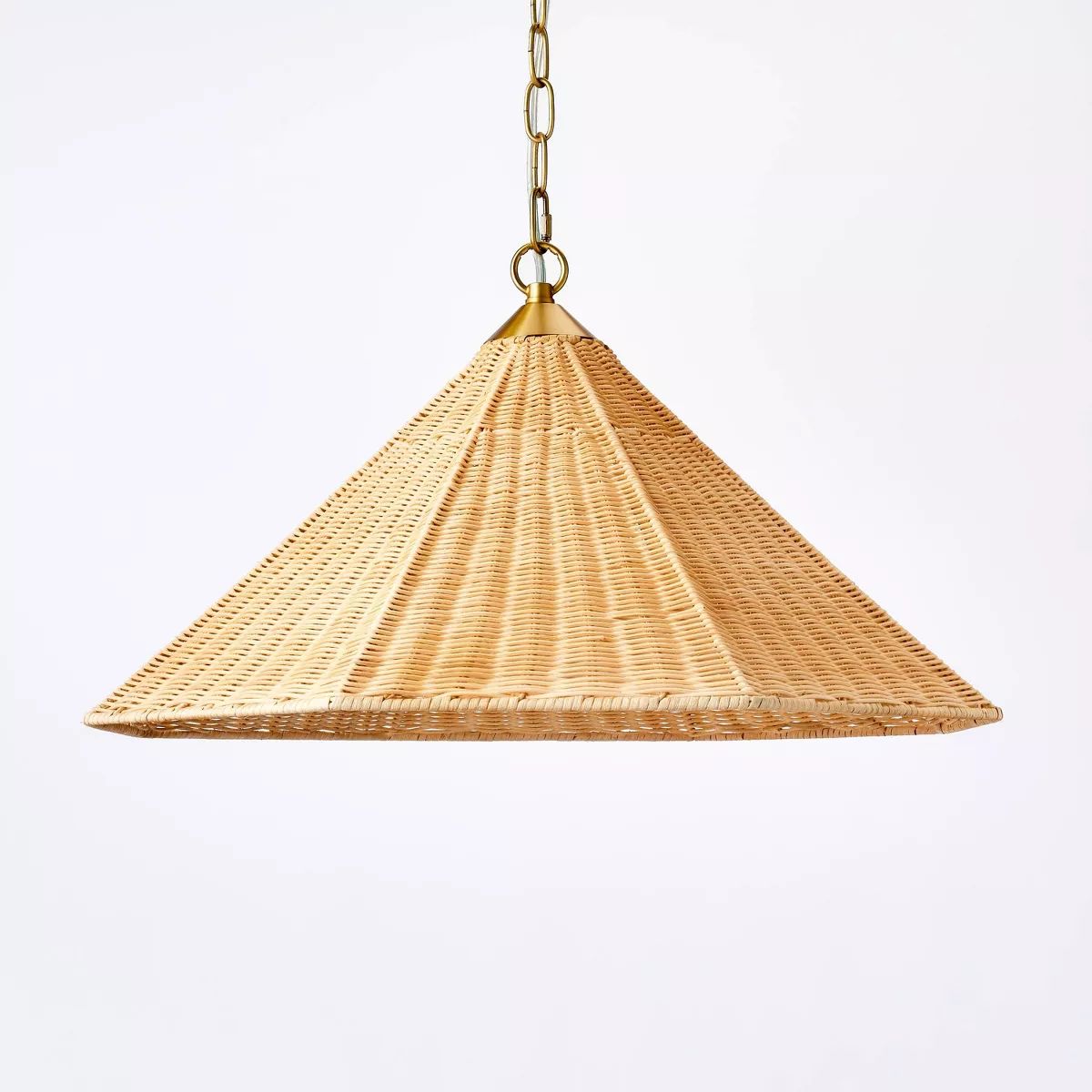 Tapered Rattan Ceiling Light Brown - Threshold™ designed with Studio McGee | Target
