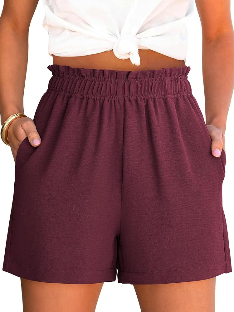 ANRABESS Shorts for Women Summer Casual with Pockets | Amazon (US)